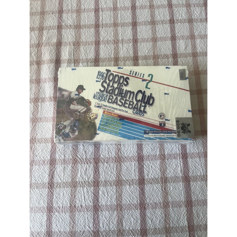 Topps 1996 Stadium Club Series 2 MLB Baseball Super Premium Cards Box